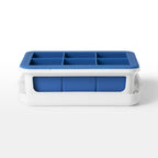 Lot : 2 Bacs À Glaçons Xl En Silicone Avec Couvercle