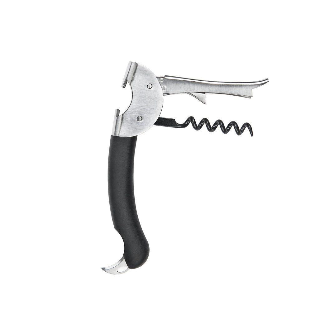Lot : 1 Tire-Bouchon Sommelier + 1 Décapsuleur En Inox