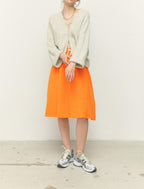 American Vintage - Falda Midi - Orangeade - Mujer