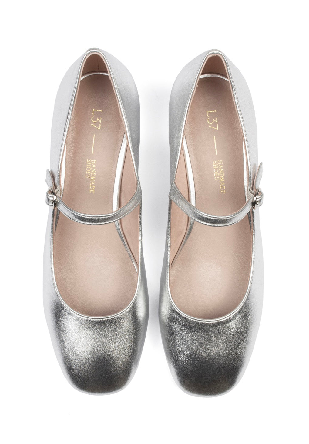 Zapatos derby Fall In Love - Plateado