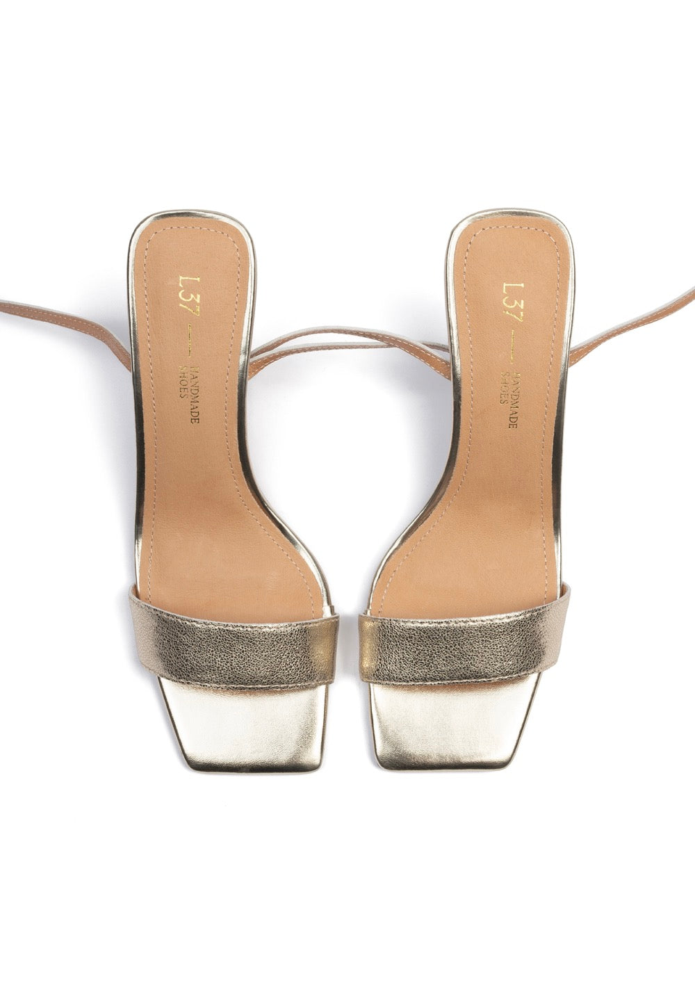 Sandali con tacco Goldeneye - Oro