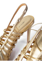 Gigi Court Shoes - Gold