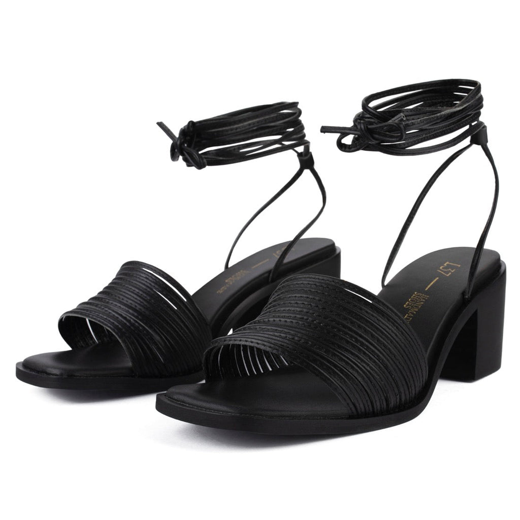 Sandalias de tacón Look My Way - Negro