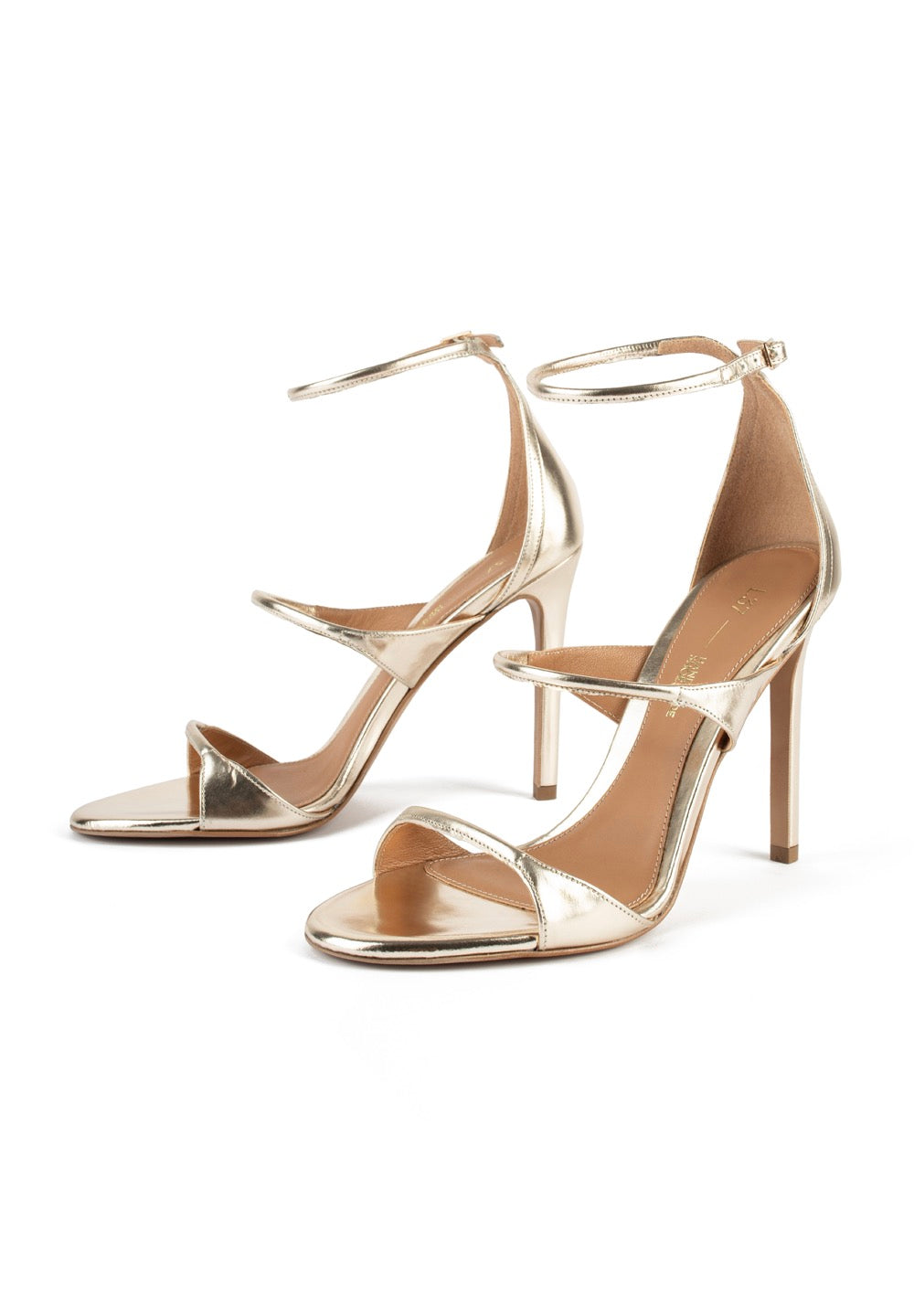 Sandalias de tacón Miss California - Dorado