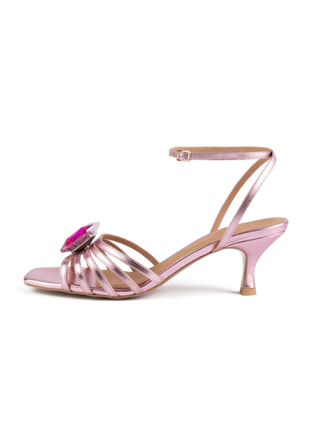Sandali con tacco Sweet Candy - Rosa