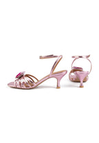 Sandali con tacco Sweet Candy - Rosa