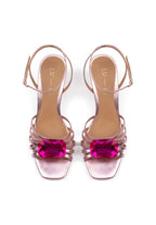 Sandali con tacco Sweet Candy - Rosa