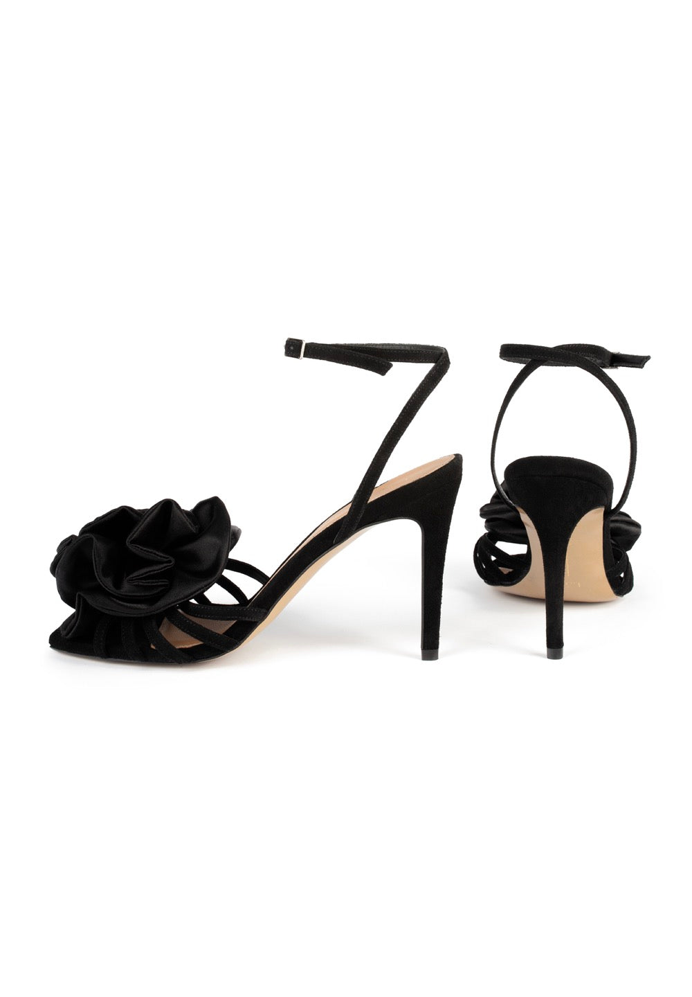 Sandalias De Tacón Superstylin' - Negro