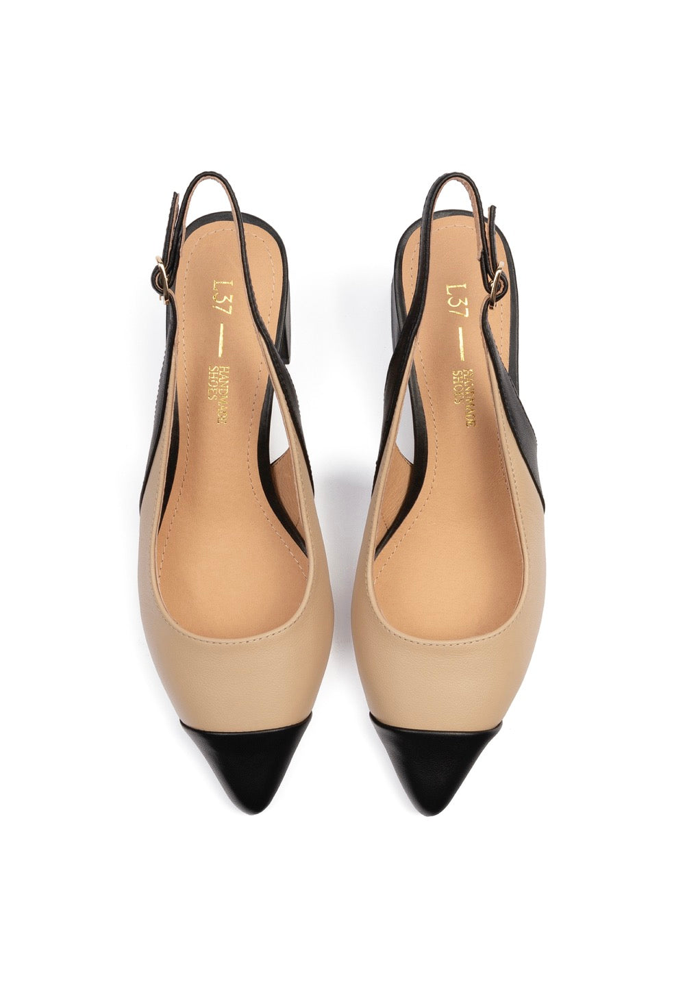 Escarpins Vancouver - Noir Et Beige