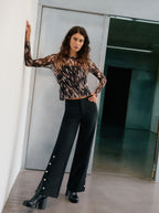 Pantalon Snap Fit Black