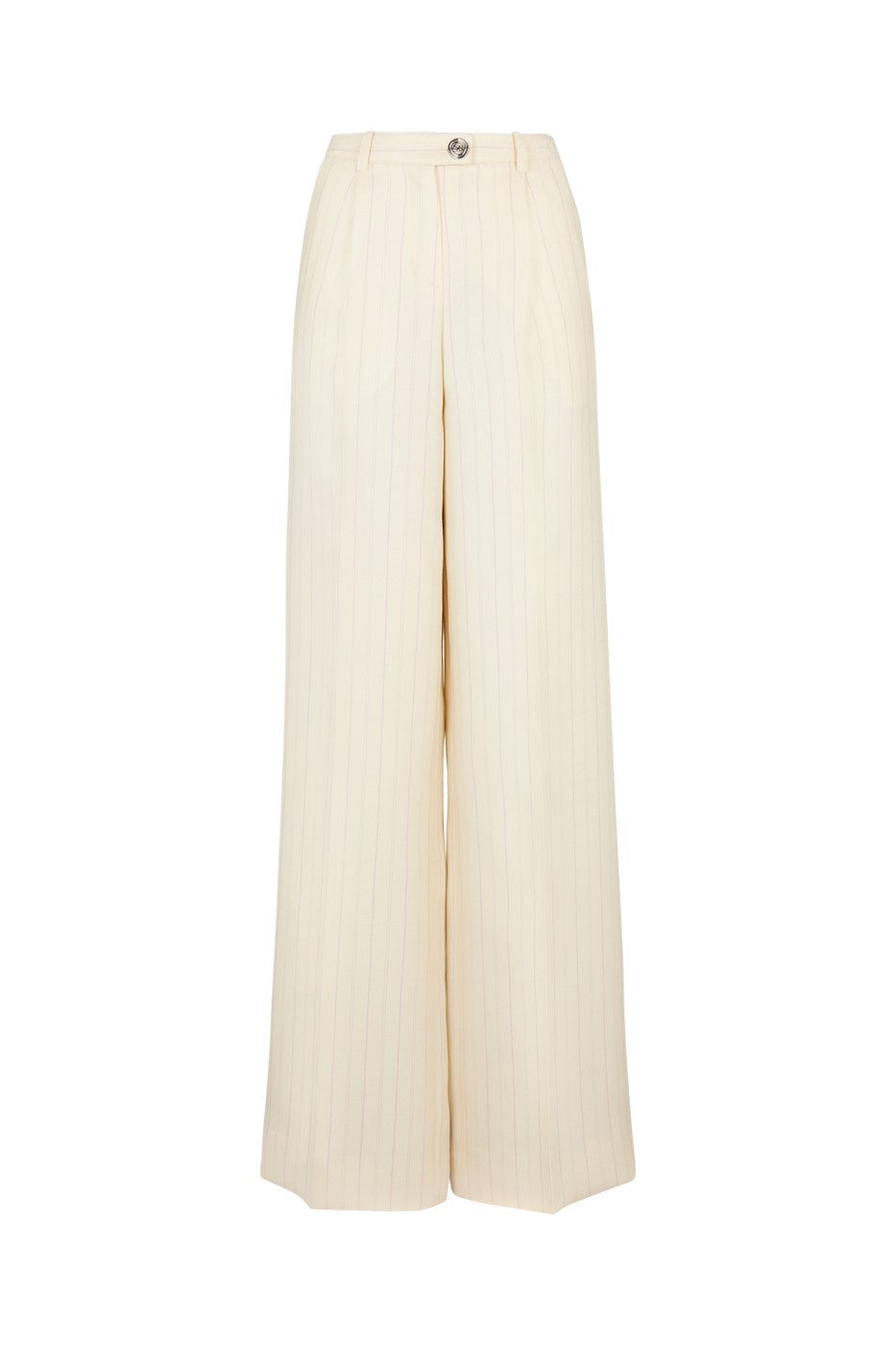 Trousers - Ecru And Pink - Women