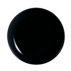 Diwali - 6 Dessert Plates - Extra-Resistant Opal Glass - Black - 19cm - Luminarc