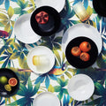 Diwali - 6 Dessert Plates - Extra-Resistant Opal Glass - Black - 19cm - Luminarc