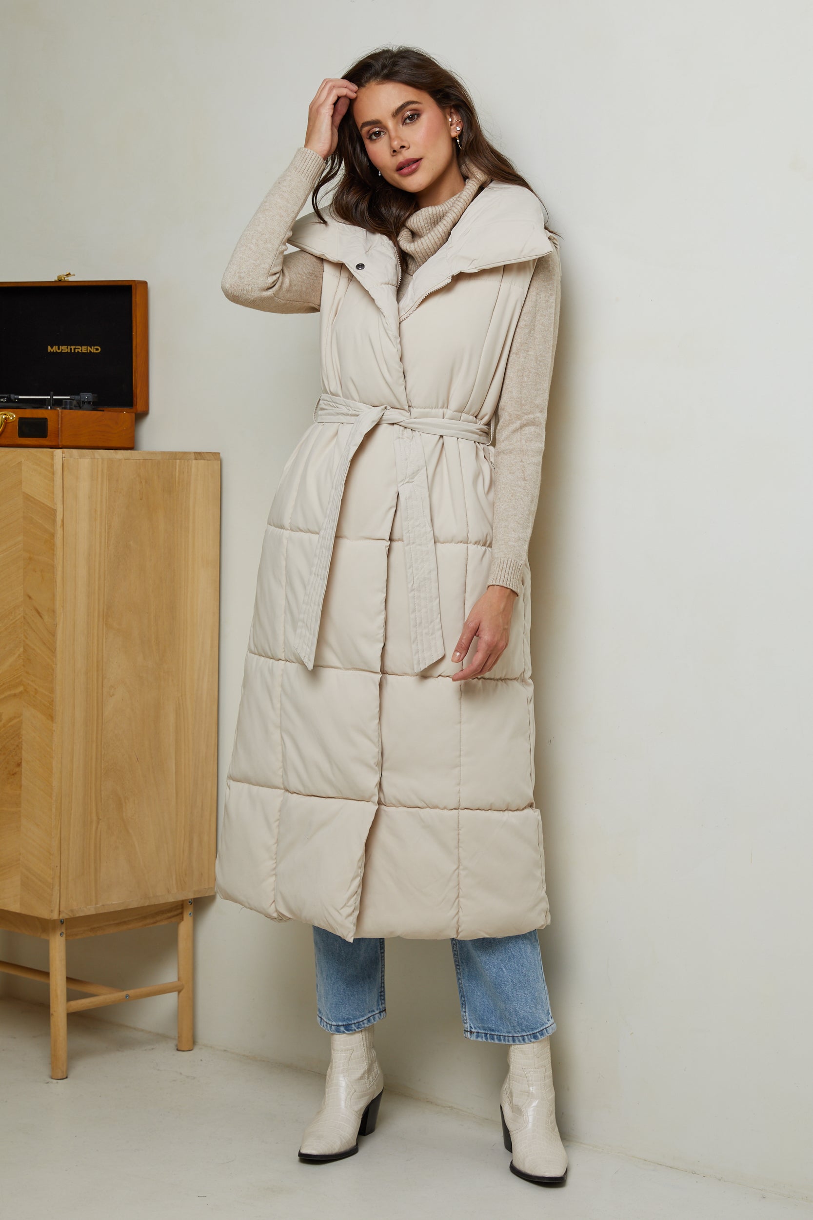 Down jacket - Beige