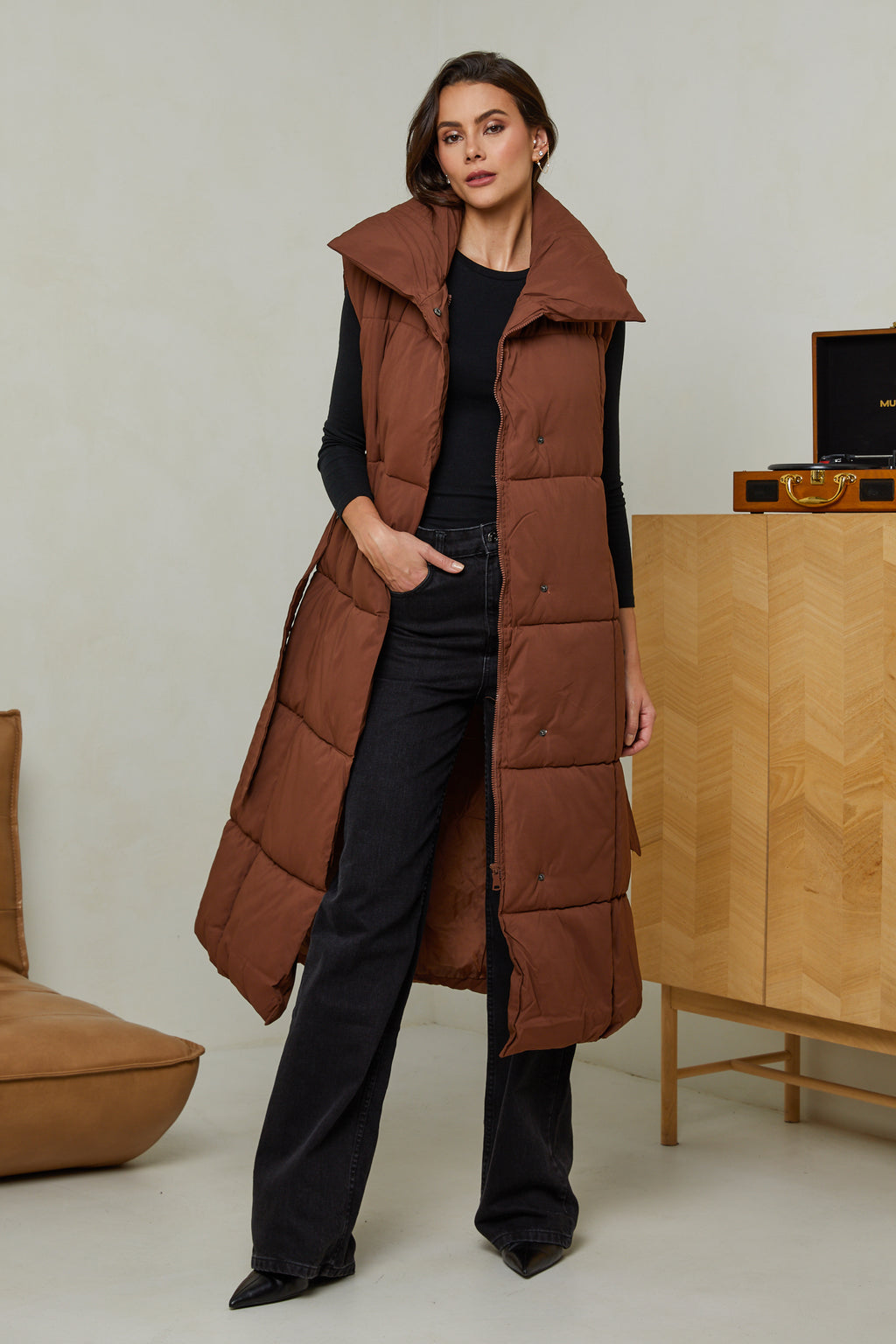 Down jacket - Choco