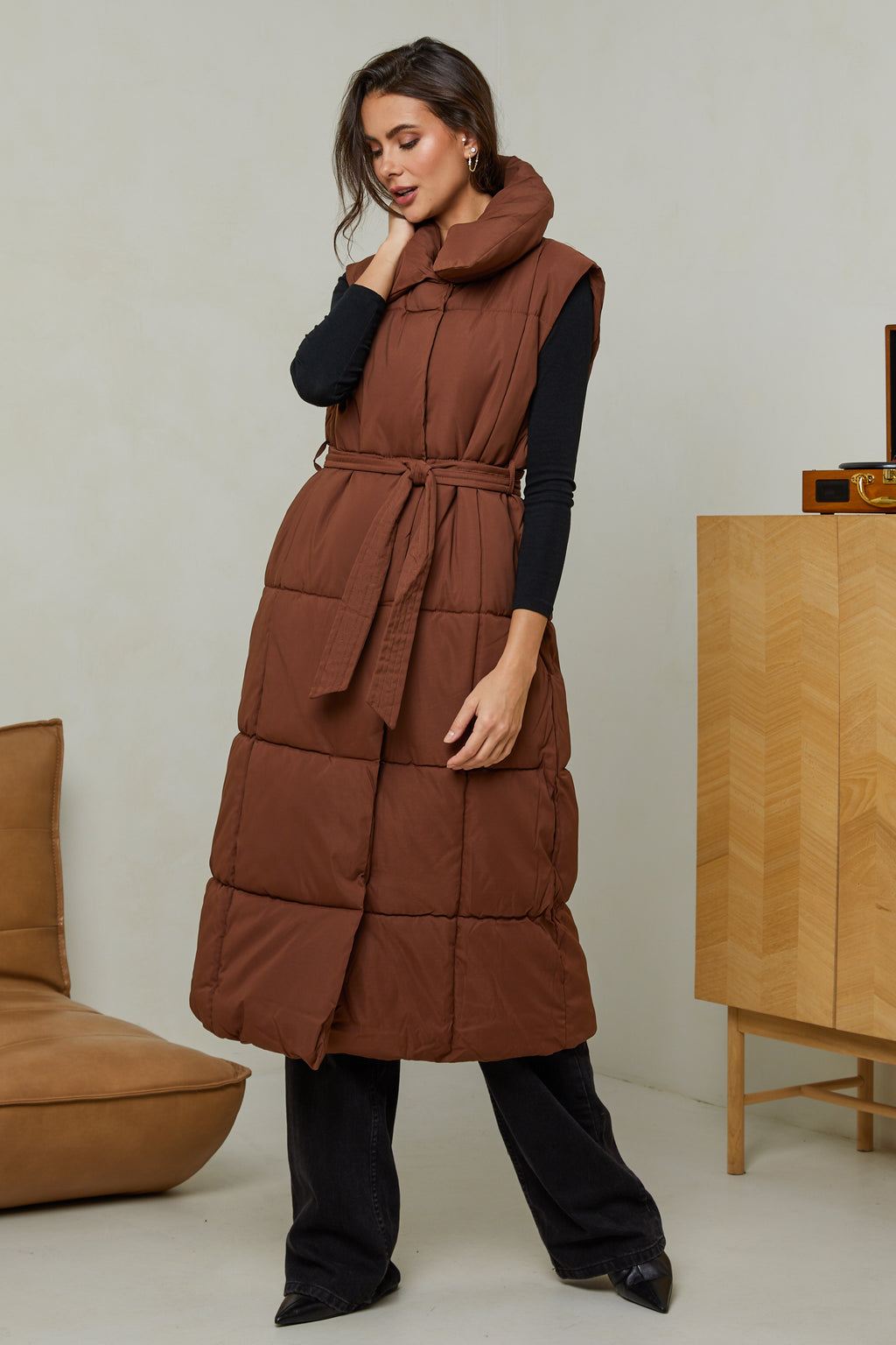 Down jacket - Choco