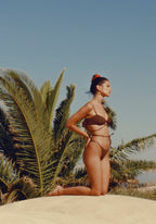 Greta Bikini Bottom - Brown
