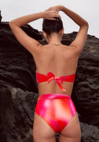 Amber Bandeau Bikini Top - Print