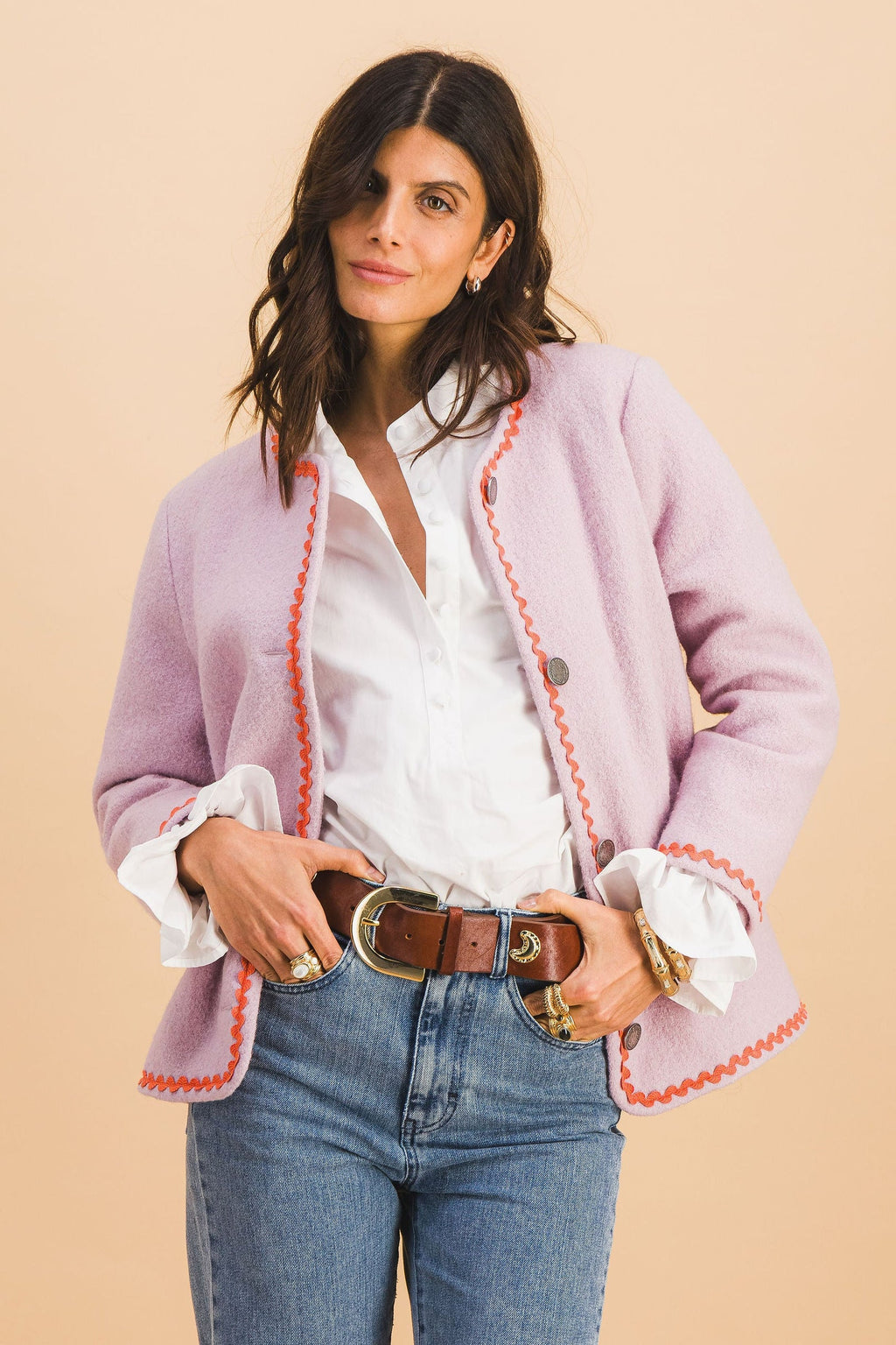 Veste Rodrigue Rose Pale