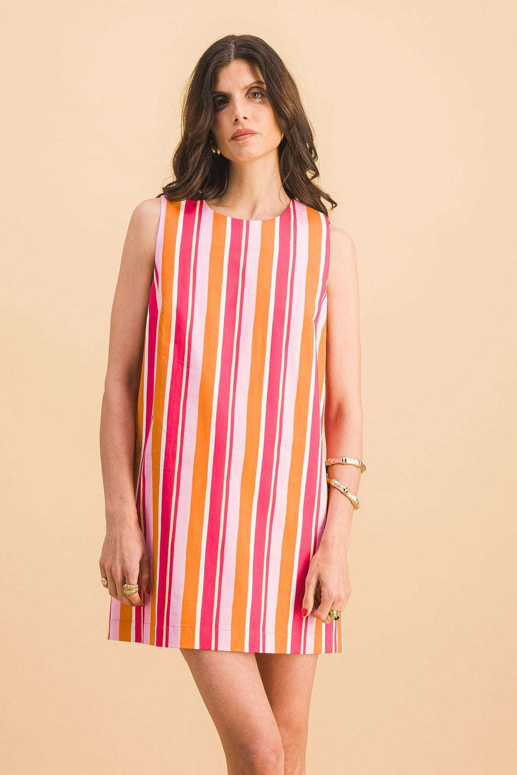 Jane Stripes Dress Multico