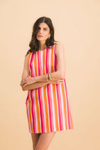 Jane Stripes Dress Multico