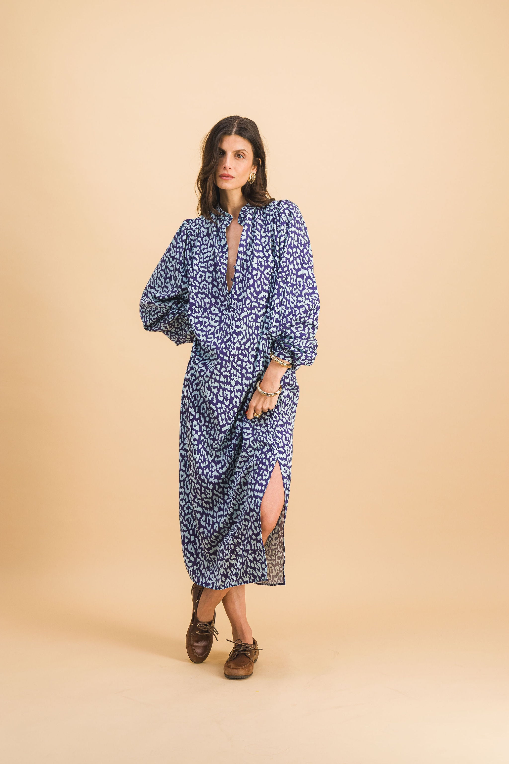 Nina Dress Blue Graou