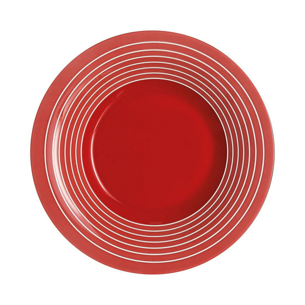 Factory - 6 Soup Plates - Red - 21.5 cm - Luminarc