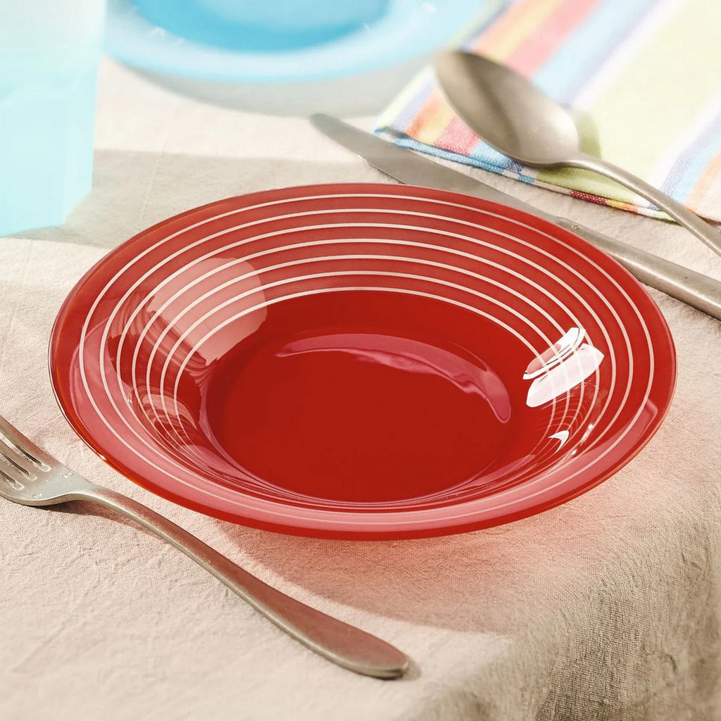 Factory - 6 Soup Plates - Red - 21.5 cm - Luminarc