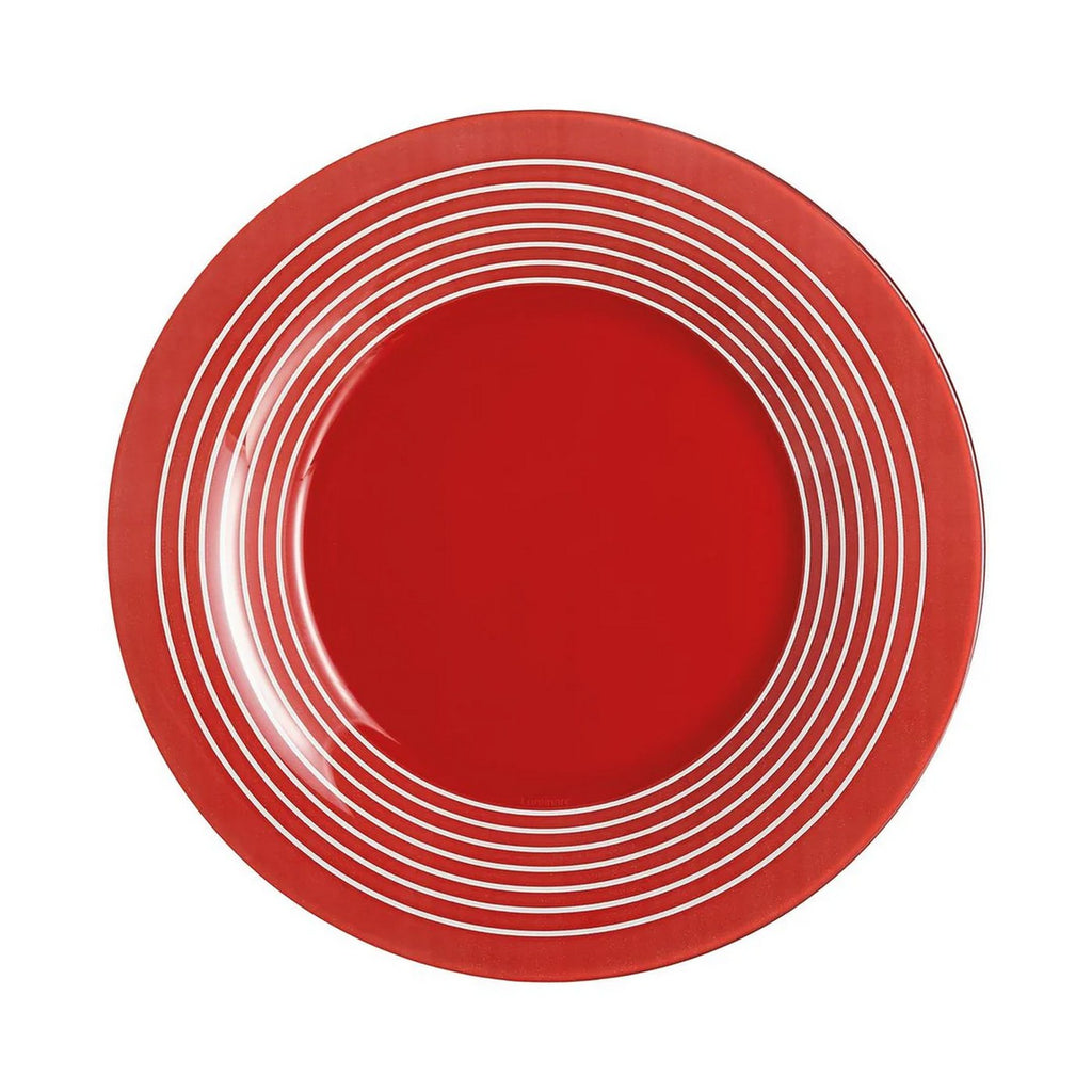 Factory - 6 Dessert Plates - Red - 19.5cm - Luminarc