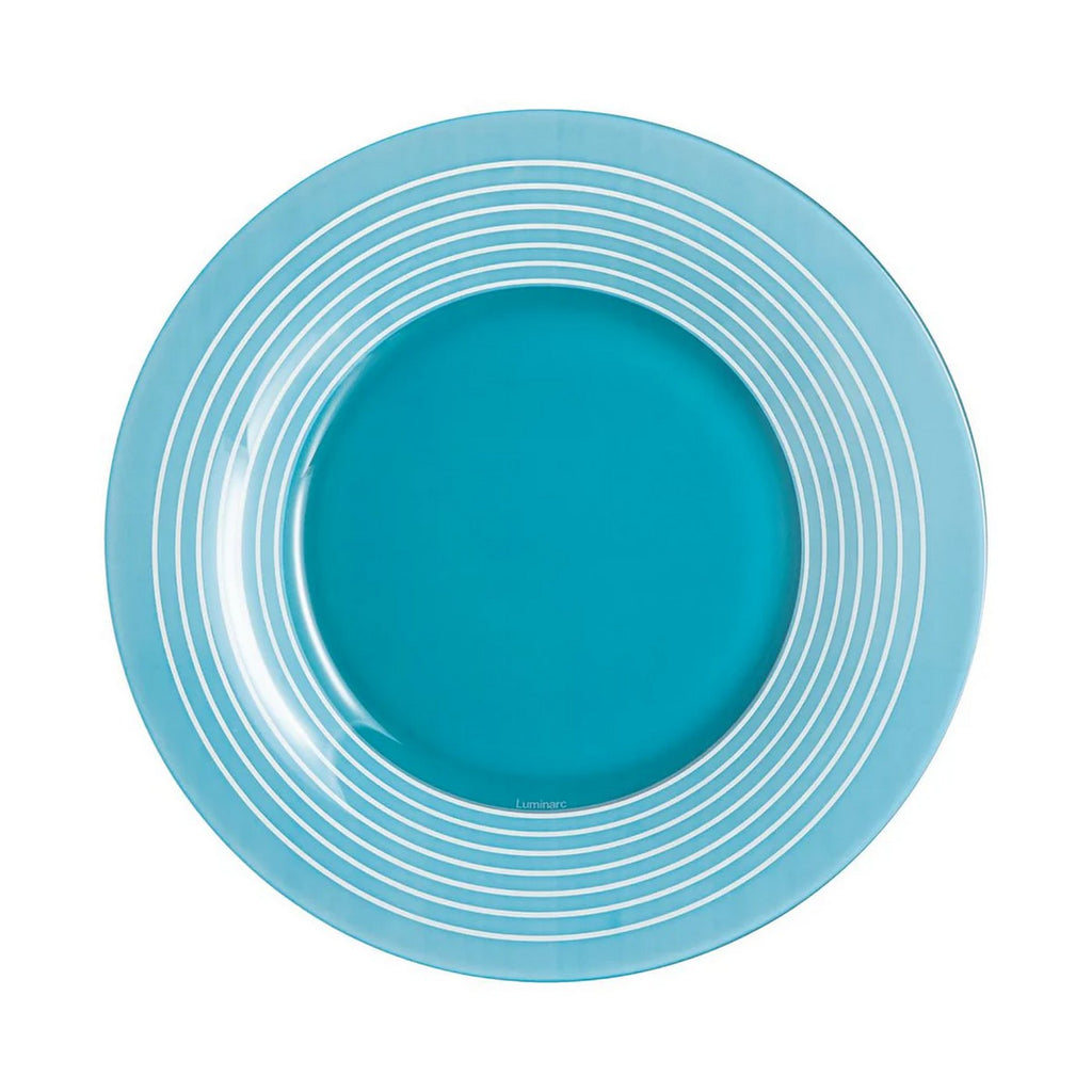 Factory - 6 Assiettes À Dessert - Bleu - 19.5Cm - Luminarc