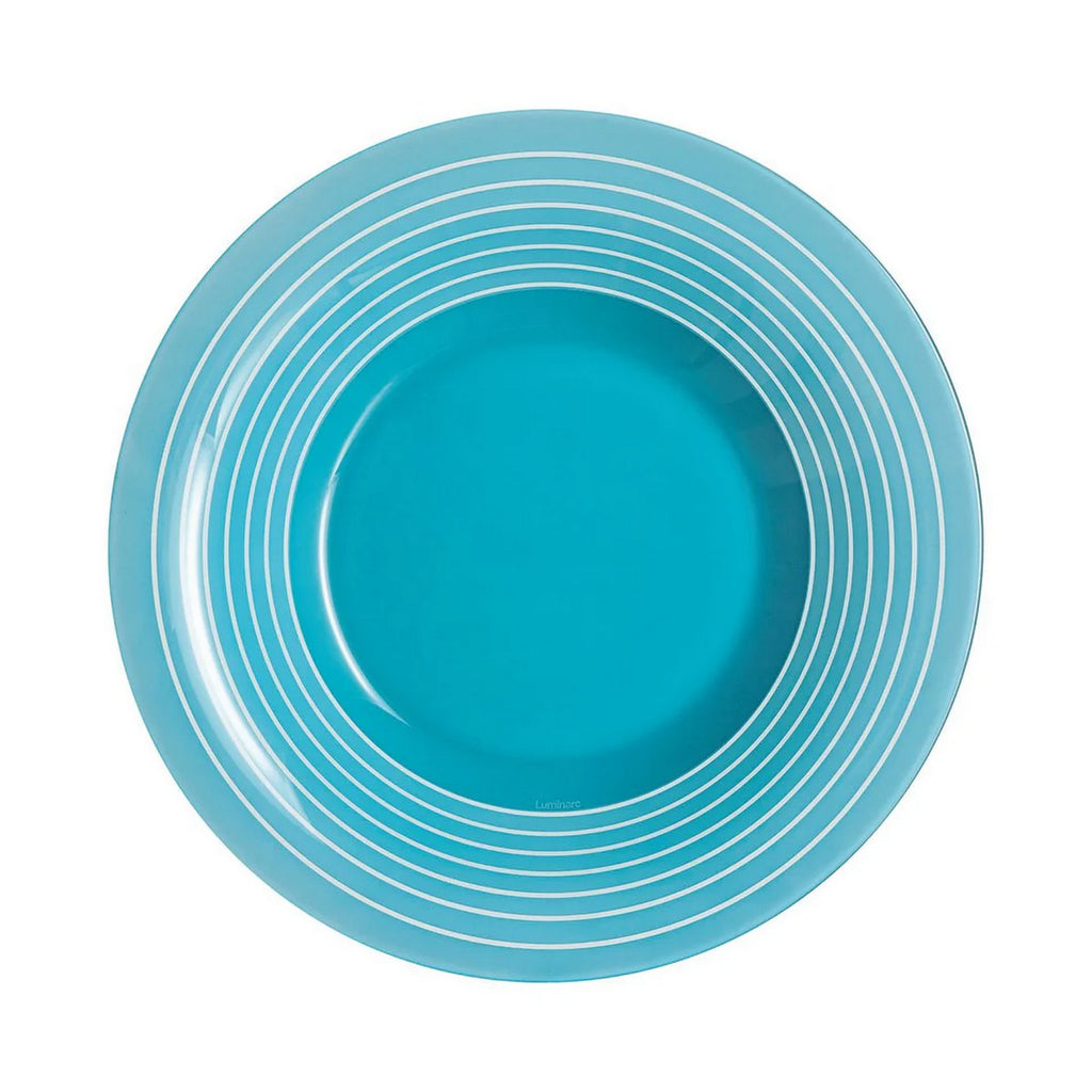 Factory - 6 Assiettes Creuses - Bleu - 21.5Cm - Luminarc