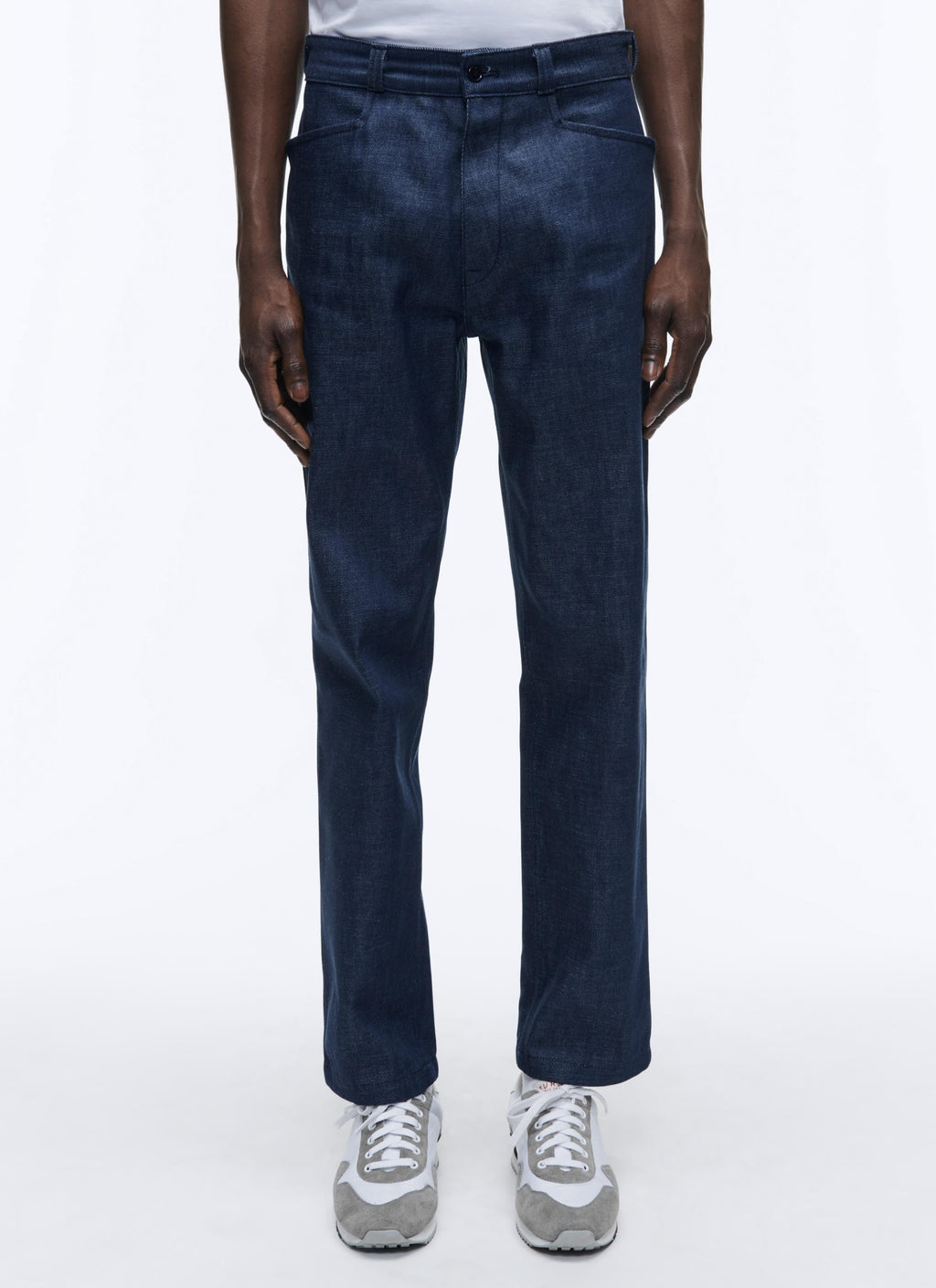 Fursac - Pantalon En Toile De Coton Denim - Indigo - Homme