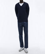 Fursac - Pantalon En Toile De Coton Denim - Indigo - Homme