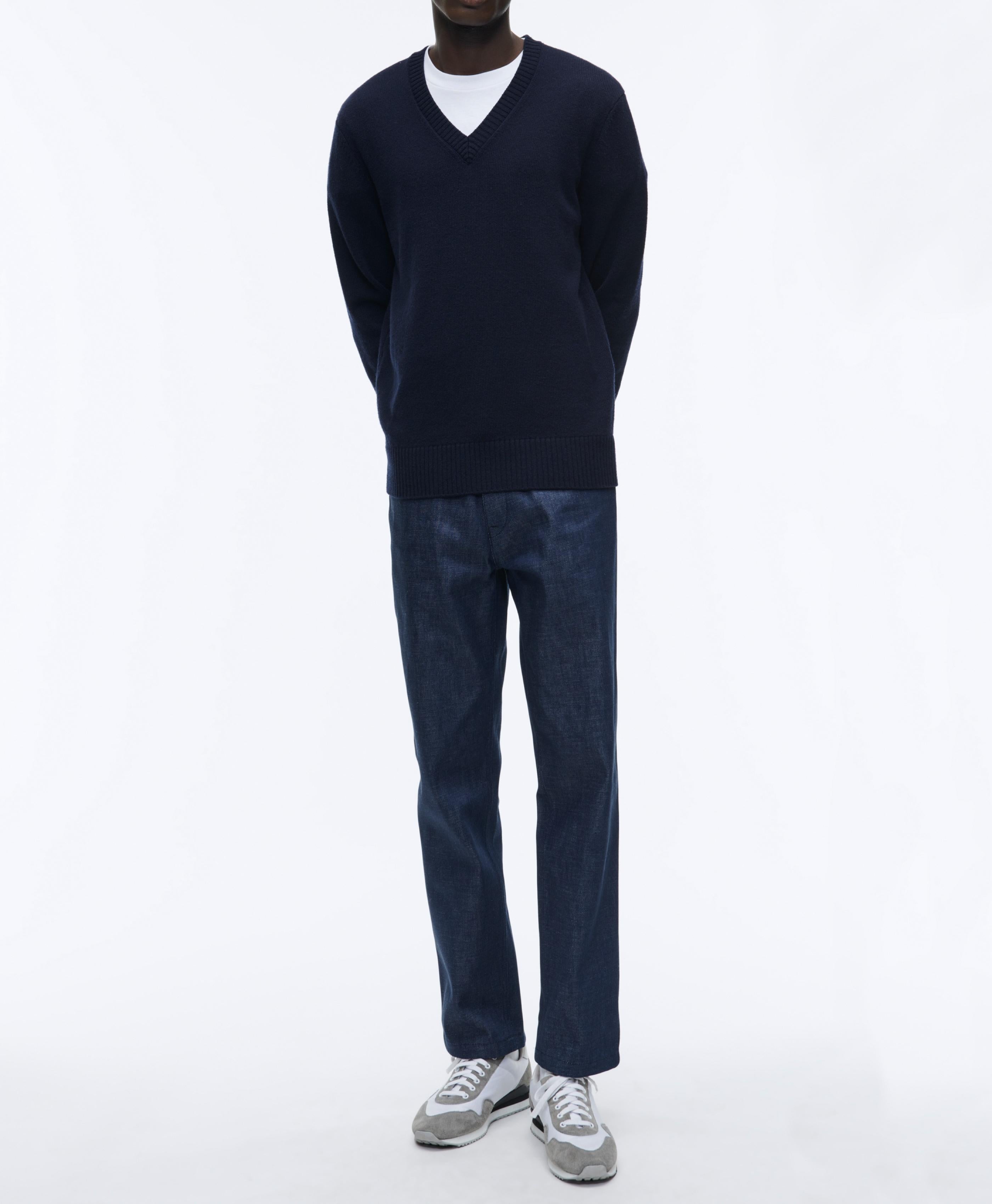 Fursac - Pantalon En Toile De Coton Denim - Indigo - Homme