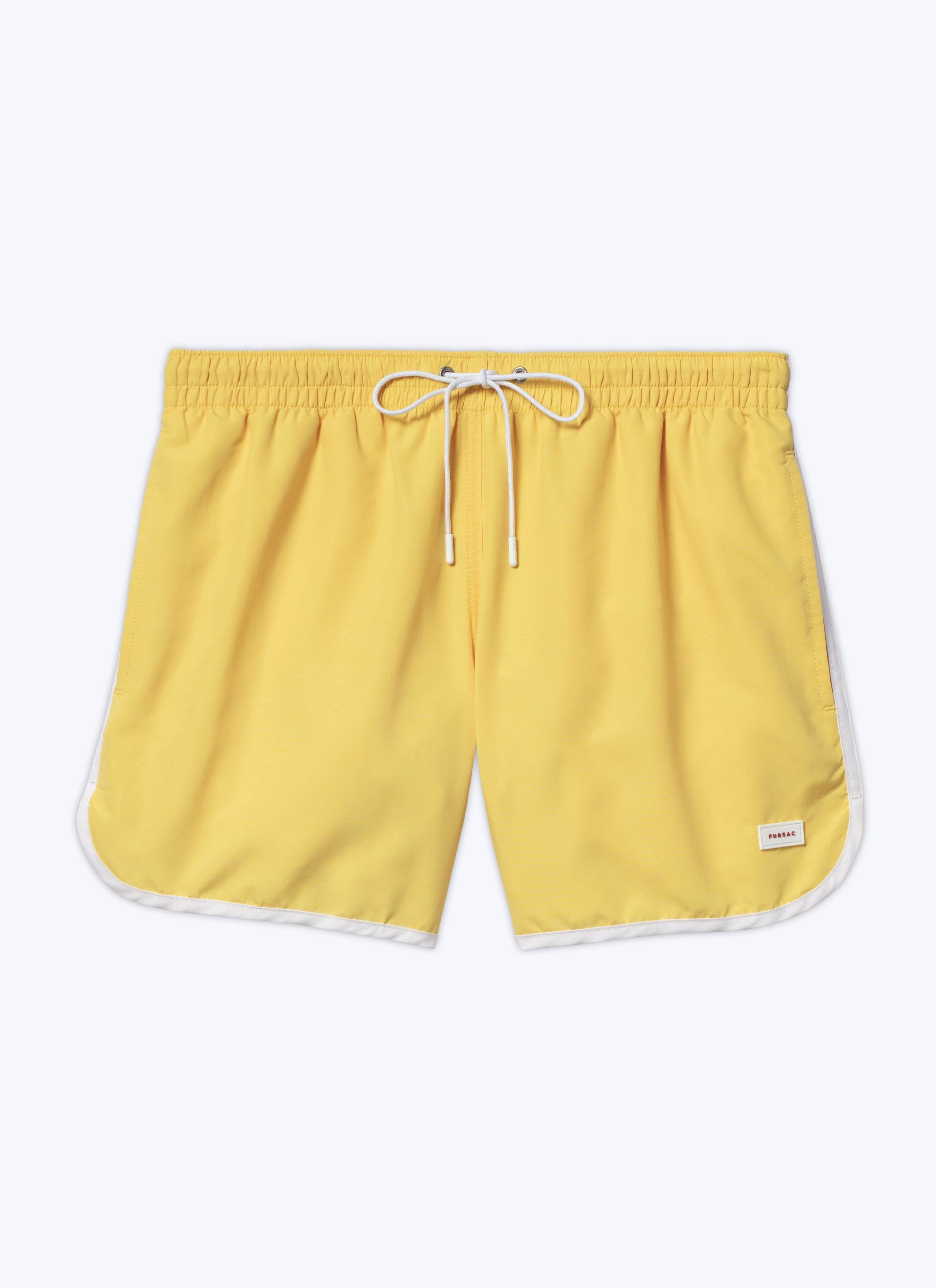 Fursac - Short De Bain - Jaune - Homme