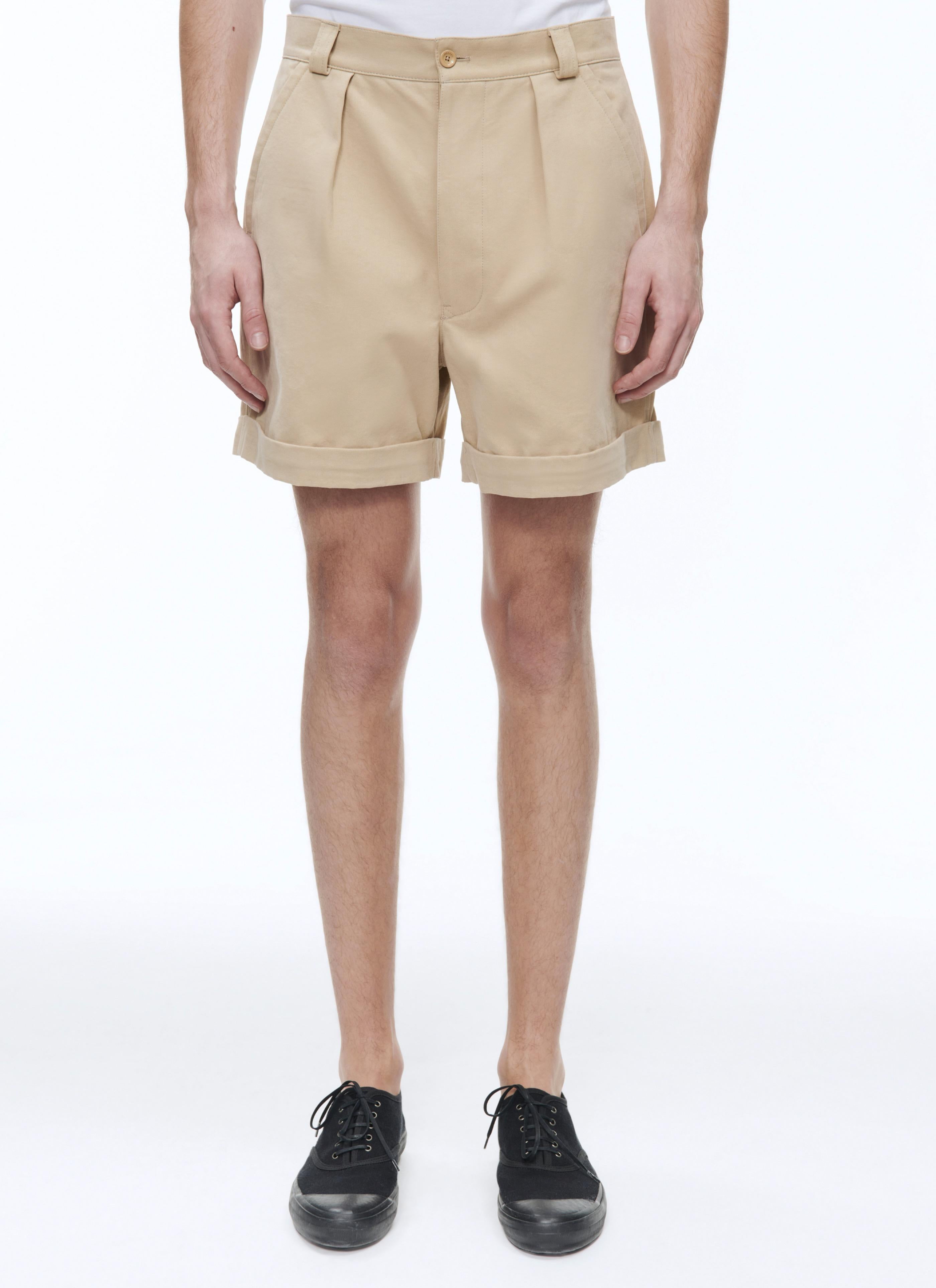Fursac - Bermuda En Toile De Coton - Beige - Homme
