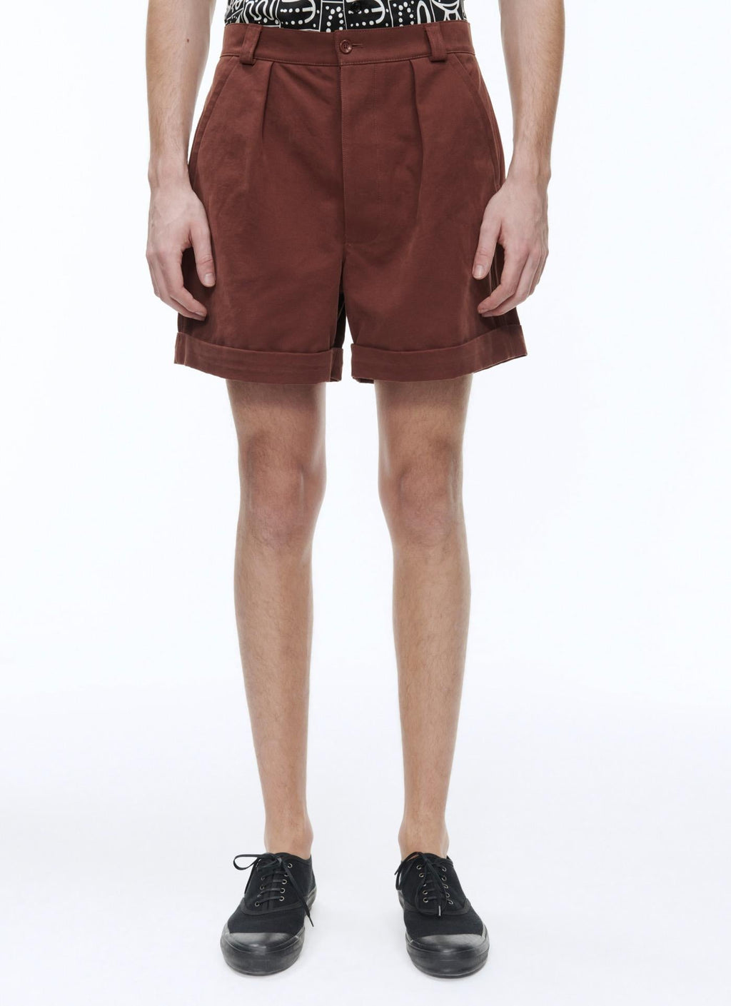 Fursac - Cotton Canvas Bermuda Shorts - Brown - Men