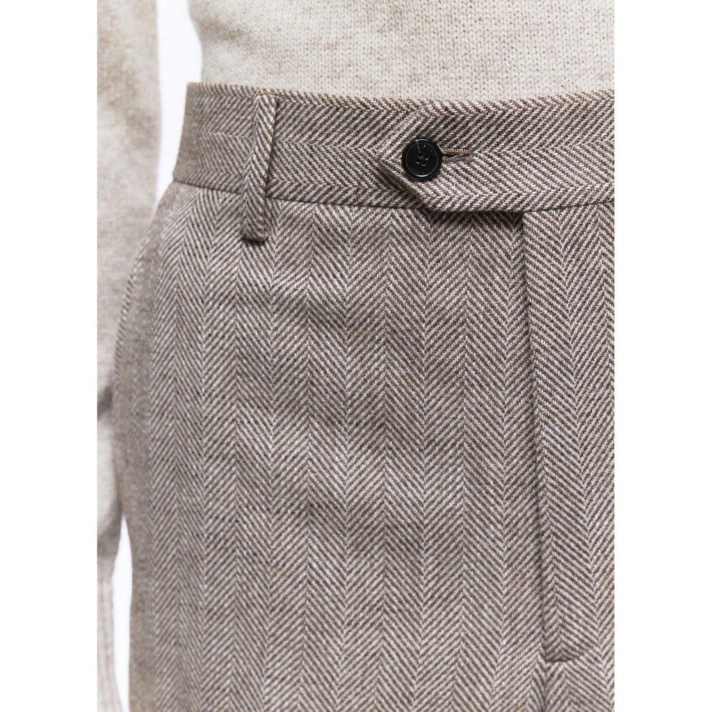 Fursac - Pantalon Chevrons - Ficelle