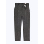 Fursac - Pantalon Ajusté En Tweed De Laine Vierge - Gris
