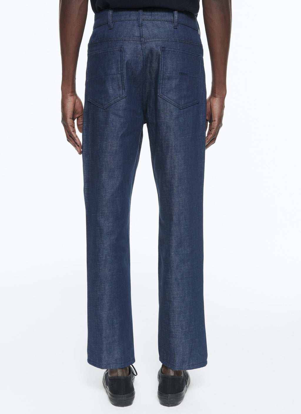 Fursac - Pantalon Flare En Toile De Coton Denim - Indigo - Homme