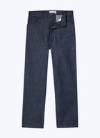 Fursac - Pantalon Flare En Toile De Coton Denim - Indigo - Homme