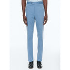 Pantalon En Gabardine De Coton Biologique - Bleu Indien