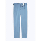 Organic Cotton Gabardine Trousers - Indian Blue
