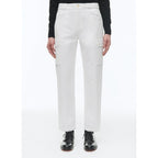 Fursac - Pantalon Cargo Multipoches En Coton - Blanc