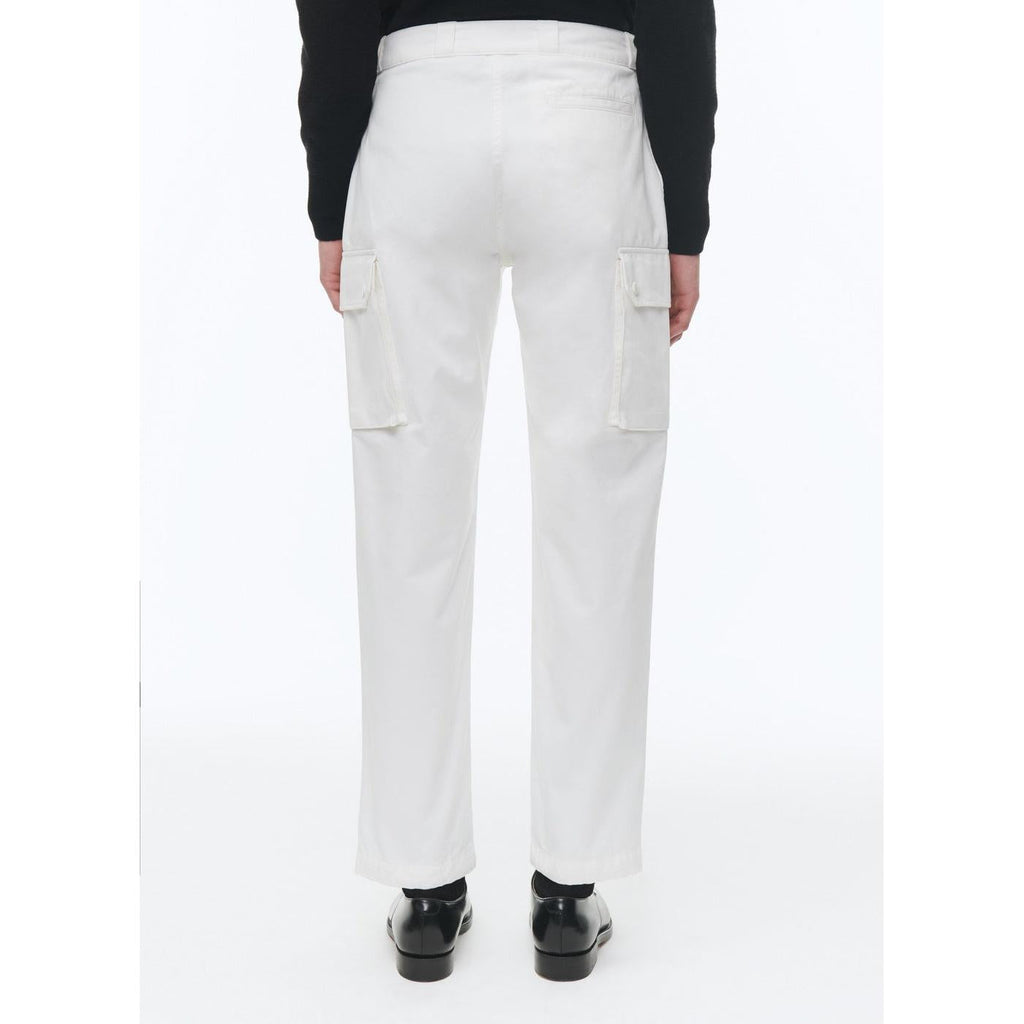 Fursac - Pantalon Cargo Multipoches En Coton - Blanc
