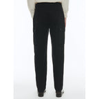Fursac - Pantalon Cargo Multipoches En Coton - Noir