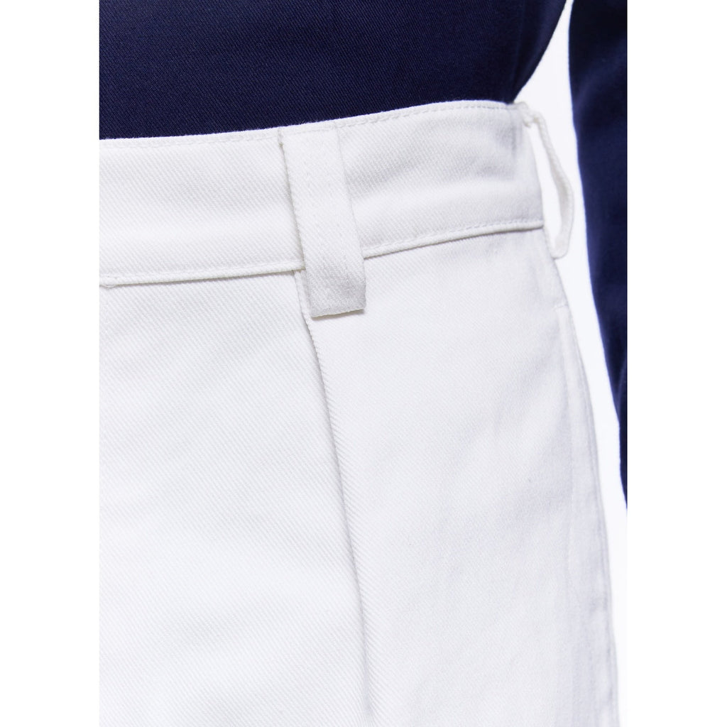 Fursac - Pantalón Chino En Sarga De Algodón - Blanco