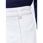 Fursac - Pantalón Chino En Sarga De Algodón - Blanco