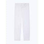 Fursac - Pantalón Chino En Sarga De Algodón - Blanco