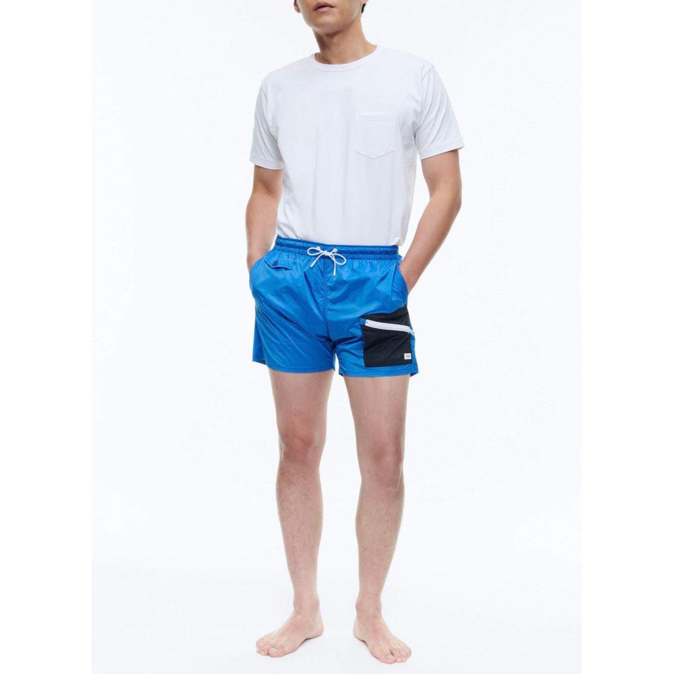 Technical Fabric Swim Shorts - Blue
